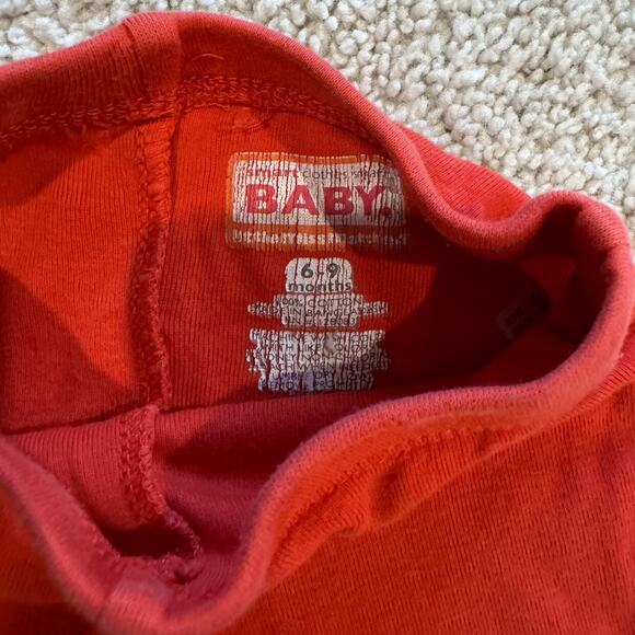 Little Miss Matched Red Cuffed Pants Valentine  6-9 Months - Picture 4 of 4